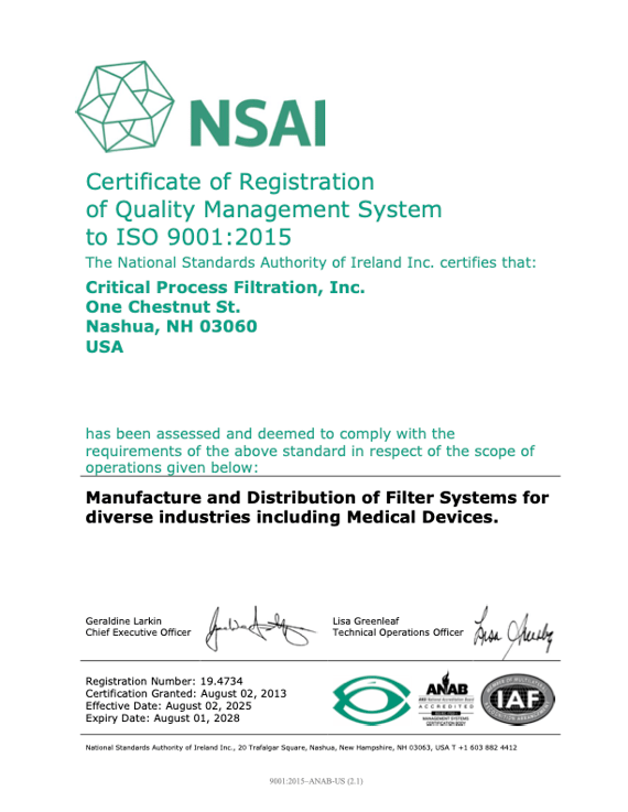 CPF 2025 ISO Cert