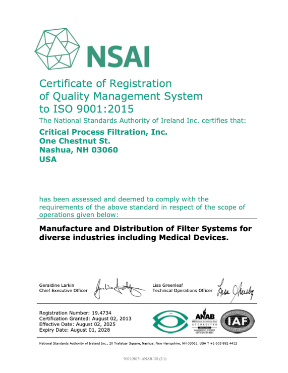 CPF 2025 ISO Cert